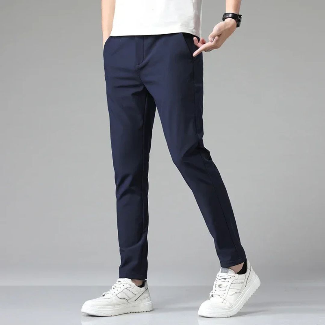 MOLIVIO | Dagelijkse Fit Chino Broek | 1+1 Gratis