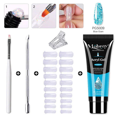 MOLIVIO | Acryl Gel Snel Nagelverlenging Kit | 1+1 Gratis