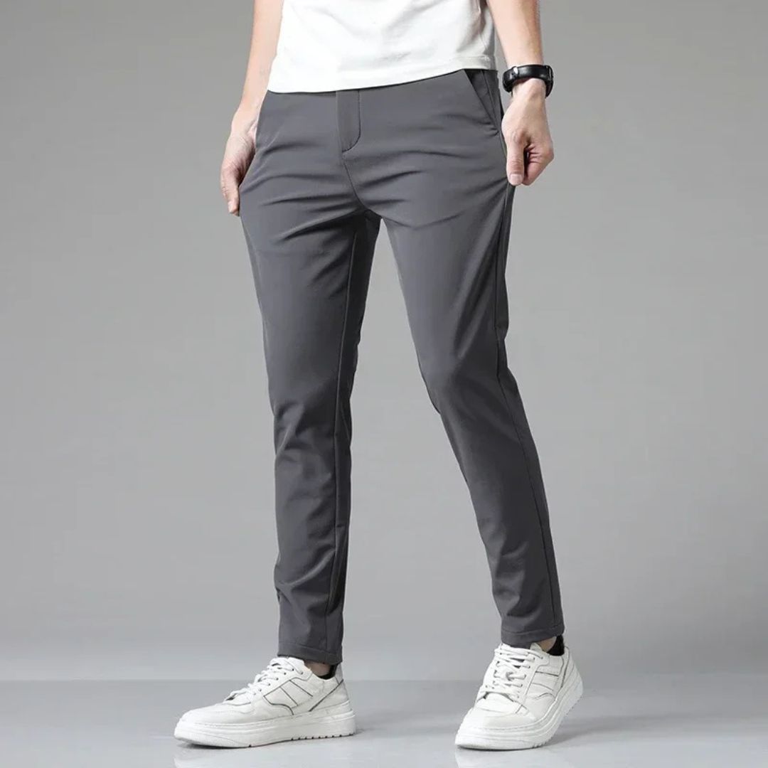 MOLIVIO | Dagelijkse Fit Chino Broek | 1+1 Gratis