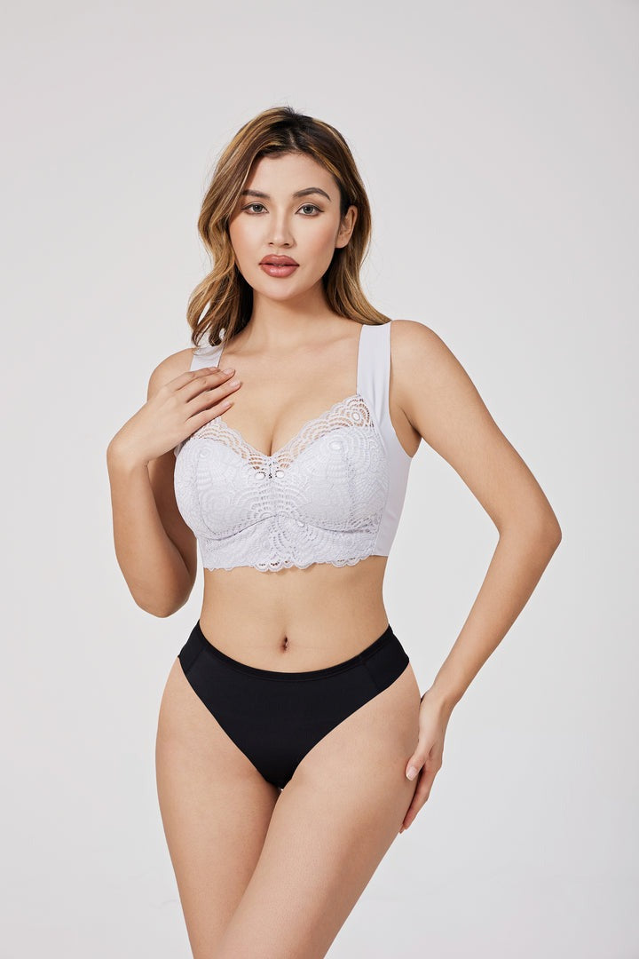 MOLIVIO | Comfortabele & Ondersteunend Zwarte Kant Lingerie Set | 1+1 Gratis