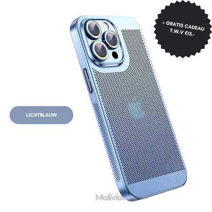 MOLIVIO | Verkoelend iPhone Hoesje | 1+1 Gratis