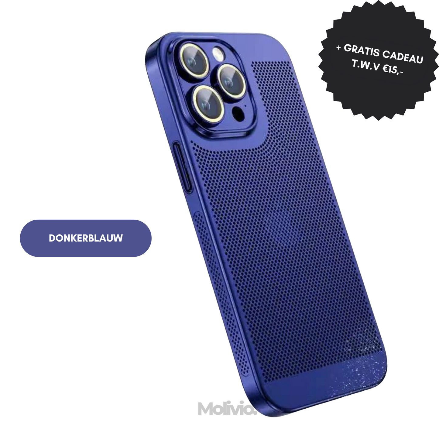 MOLIVIO | Verkoelend iPhone Hoesje | 1+1 Gratis