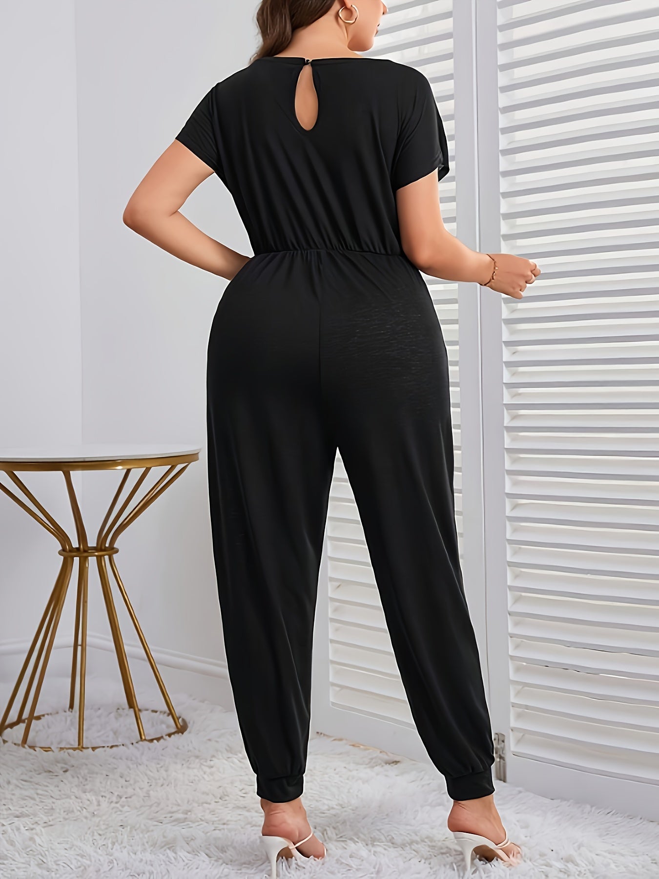 MOLIVIO | Zwarte Casual Jumpsuit | 1+1 Gratis