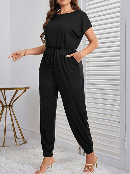 MOLIVIO | Zwarte Casual Jumpsuit | 1+1 Gratis