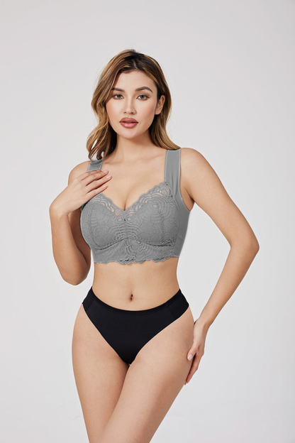 MOLIVIO | Comfortabele & Ondersteunend Zwarte Kant Lingerie Set | 1+1 Gratis